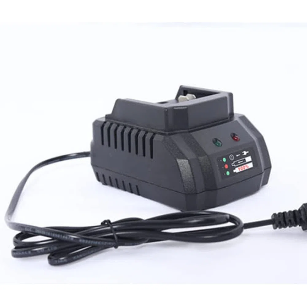 Caricatore per batteria al litio 18 V 21 V applicare al trapano fili Smerigliatrice angolare Soffiatore elettrico Utensili elettrici Spina UE