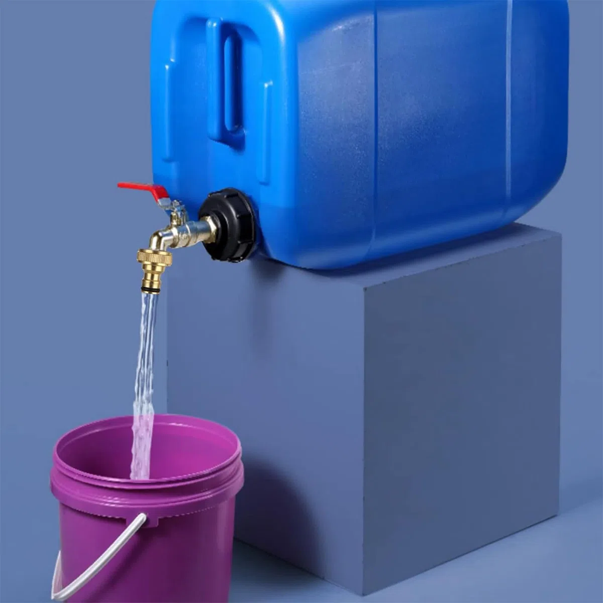 Accessori per serbatoi IBC, set di rubinetti di scarico IBC per serbatoi d'acqua da 1000 litri, cisterne per acqua piovana da 1000 litri, cisterne per acqua da 1000 litri