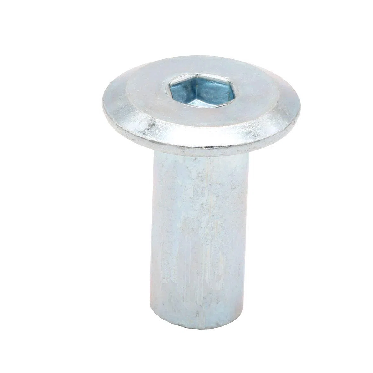 50 dadi a guscio M8 x 23 mm a sei facce cave in acciaio zincato PARCO