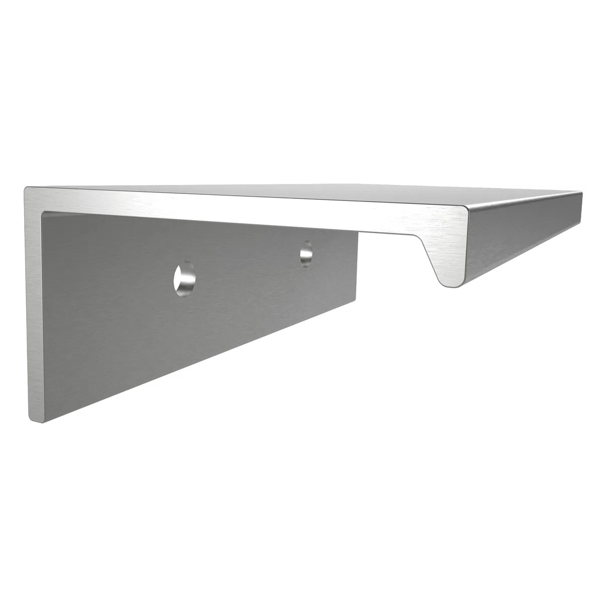 SOTECH Set di 5 maniglie di profilo per mobili in alluminio SEARL 70 mm Aspetto Acciaio Inox Maniglia per Cassetti Maniglia da Cucina