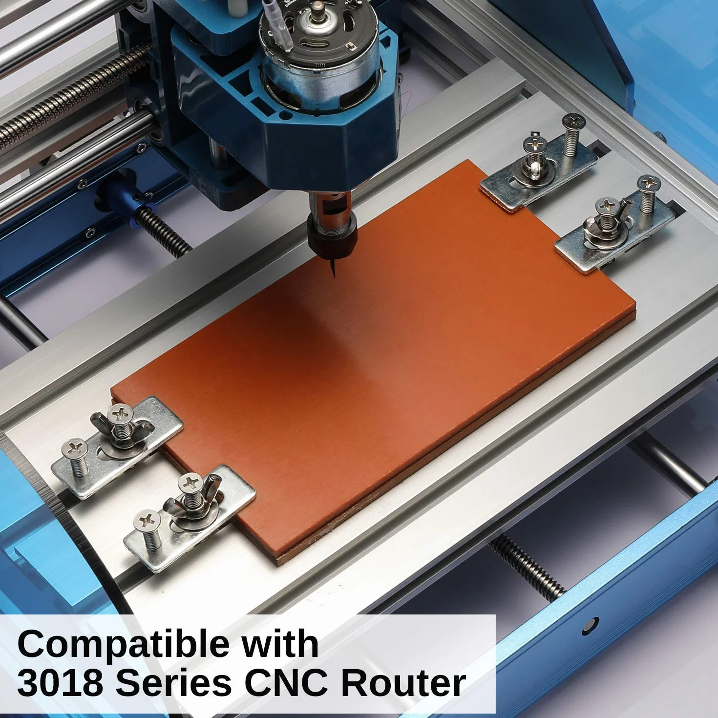 Genmitsu 4PCS Mini Kit di pinze di tenuta a T-Track, compatibile con la macchina router CNC 3018-PRO/3018-MX3/3018-PROVer