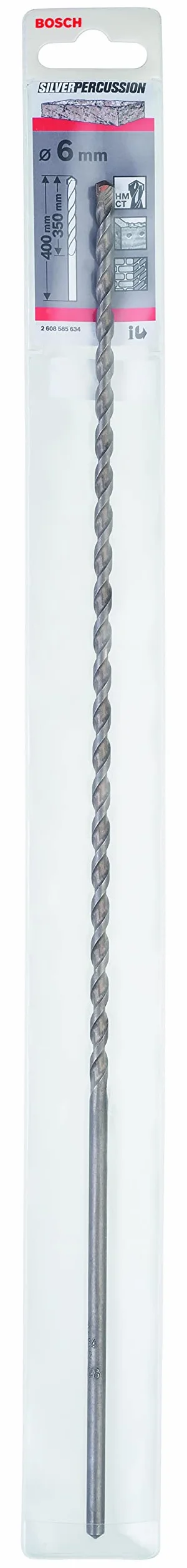 Bosch Professional 1x punte da calcestruzzo CYL-3 (per calcestruzzo, Ø 6 x 350 x 400 mm, accessorio perforatrice a percussione)
