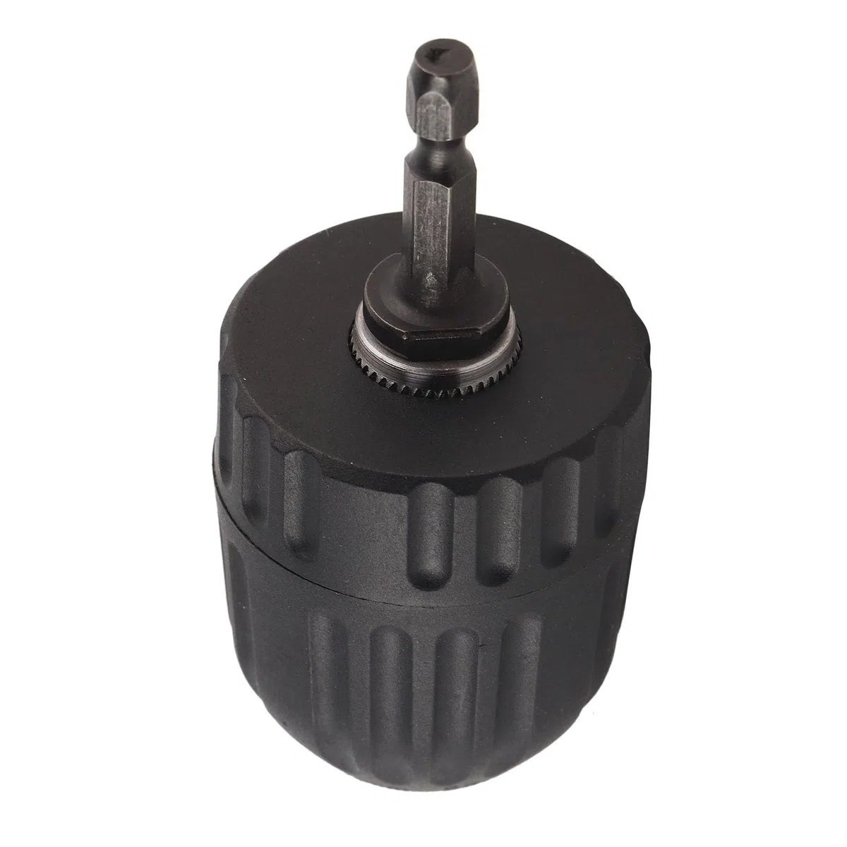 Mandrino per Punta da Trapano Senza Chiave 3/8 24UNF, Mandrino Adattatore con Codolo Esagonale, Veloce e Stabile con Esagono da 1/4, Ideale per Caricare Trapano