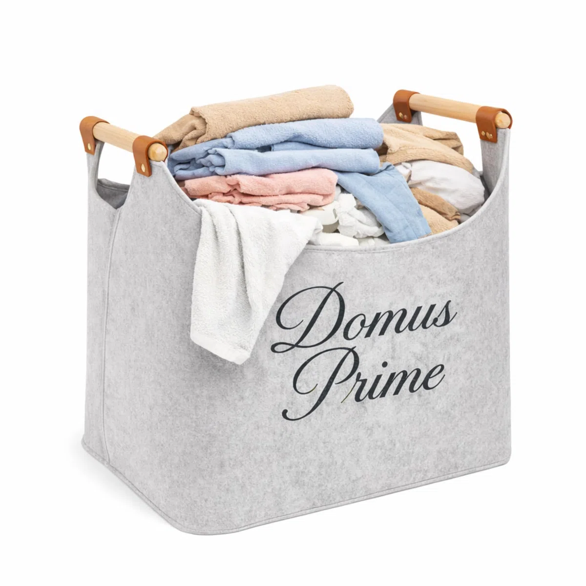 Borsa Portalegna per Camino Pieghevole e salvaspazio Porta Legna per Interni, Cesto in Legno, Può contenere Giornali Vestiti Giocattoli Accessori Camino Dark Grey