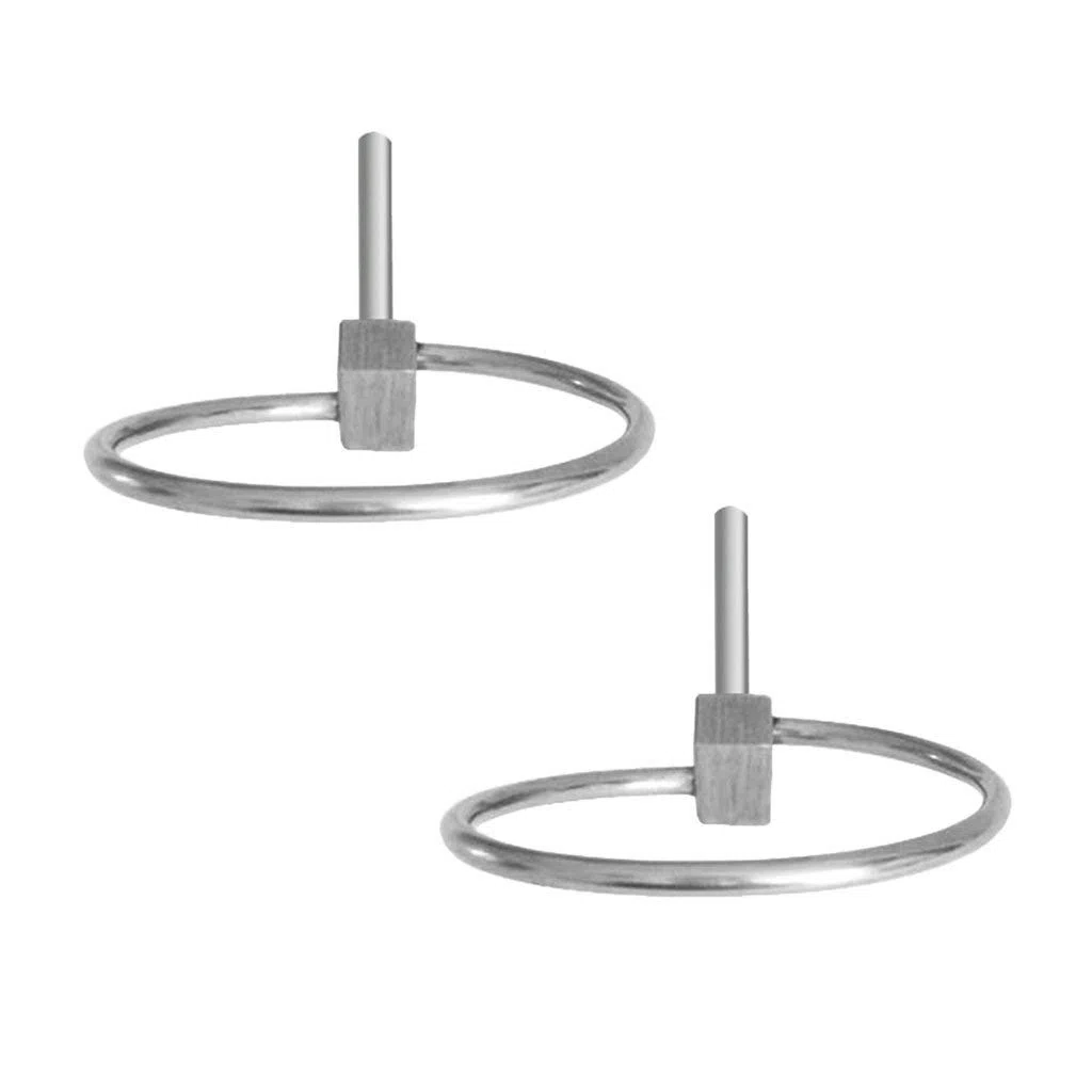 2pcs 4mmx49mm Trattore Fattoria Rimorchio Digger Lynch Pin Gancio In Acciaio Trailer Pin In Acciaio Inox