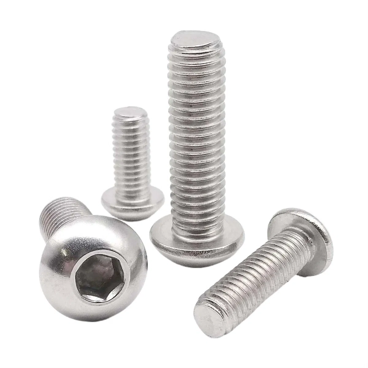 Ctongrun-Bulloni a testa cilindrica M3 M4 M5 M6 M8 M10 316 A4 Stainless Steel Hexagon Socket Bolt Hexagon Socket Head Button Screw Durevole e resistente(14mm,M8 5pcs)
