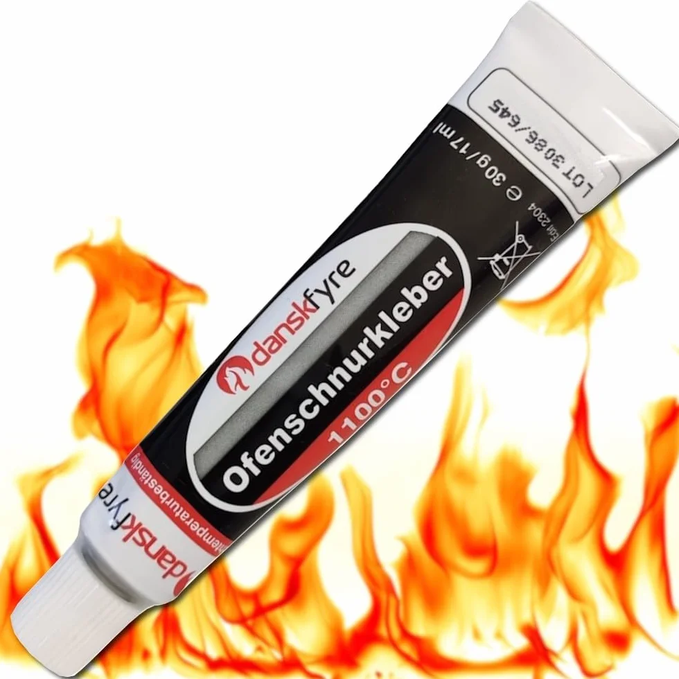 Colla Refrattaria per Camino - Pietra e Guarnizione Stucco Resistente al Calore Fino a 1000 Gradi - Colla Fermit HT 1100