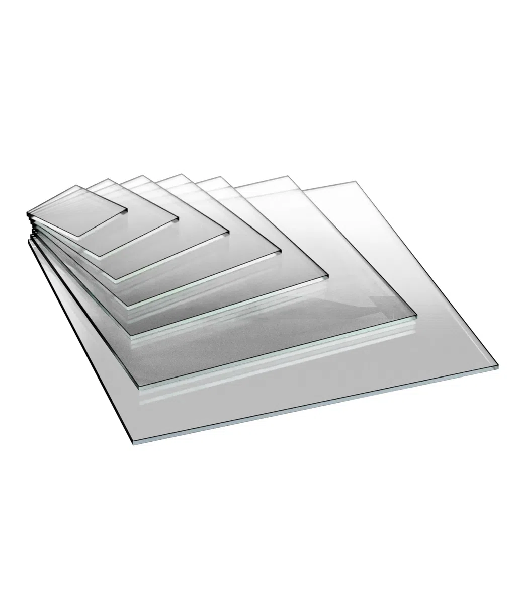 EH Design Pannello in vetro acrilico – Tagli angolari su misura (150x150x4 mm) – Resistente ai raggi UV e agli agenti atmosferici – Trasparente e altamente lucido – Per fai da te, mobili e terrari