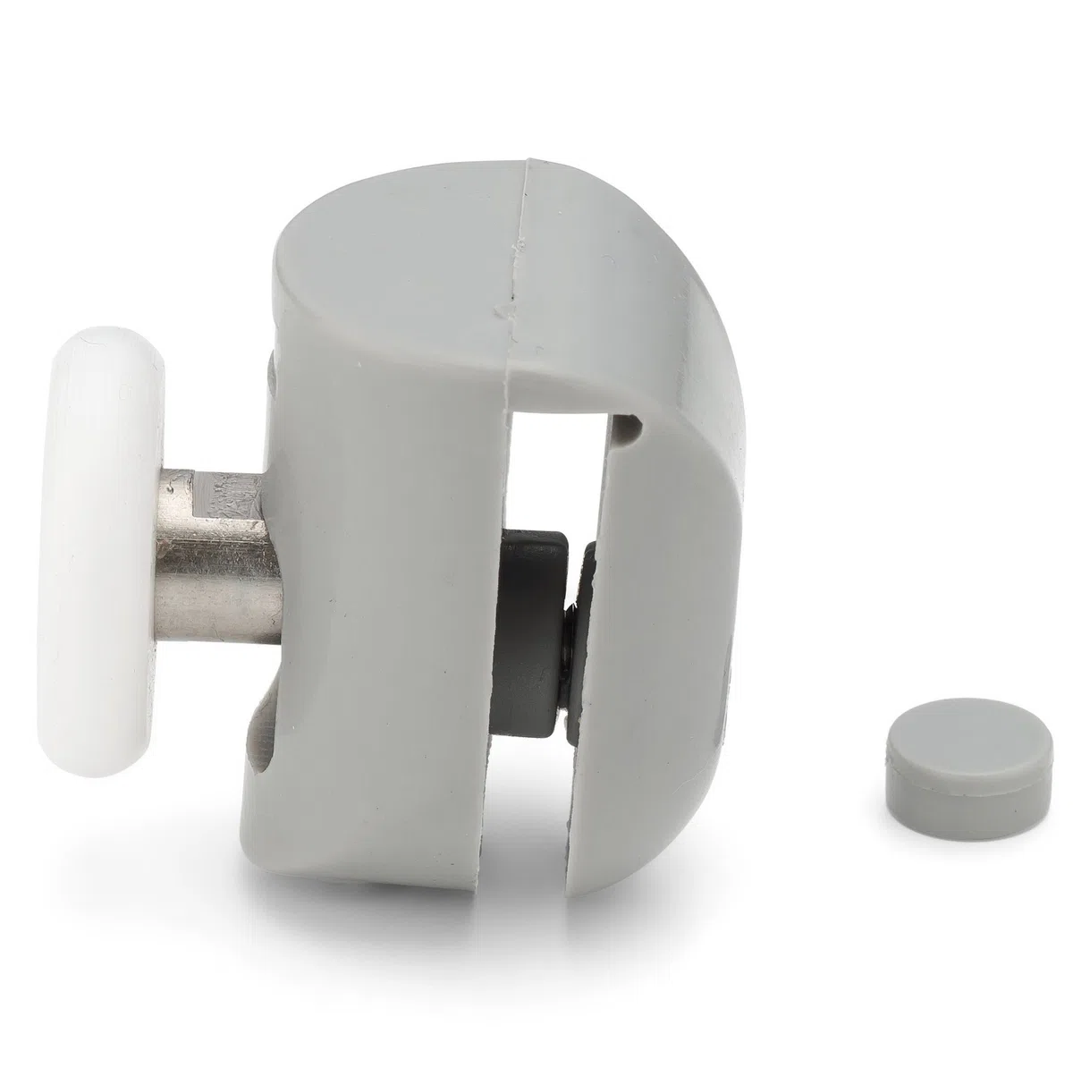 Set di 2 rotelle singole per porta della doccia, guide e pulegge, parte superiore e inferiore, diametro ruota 23 mm, L001