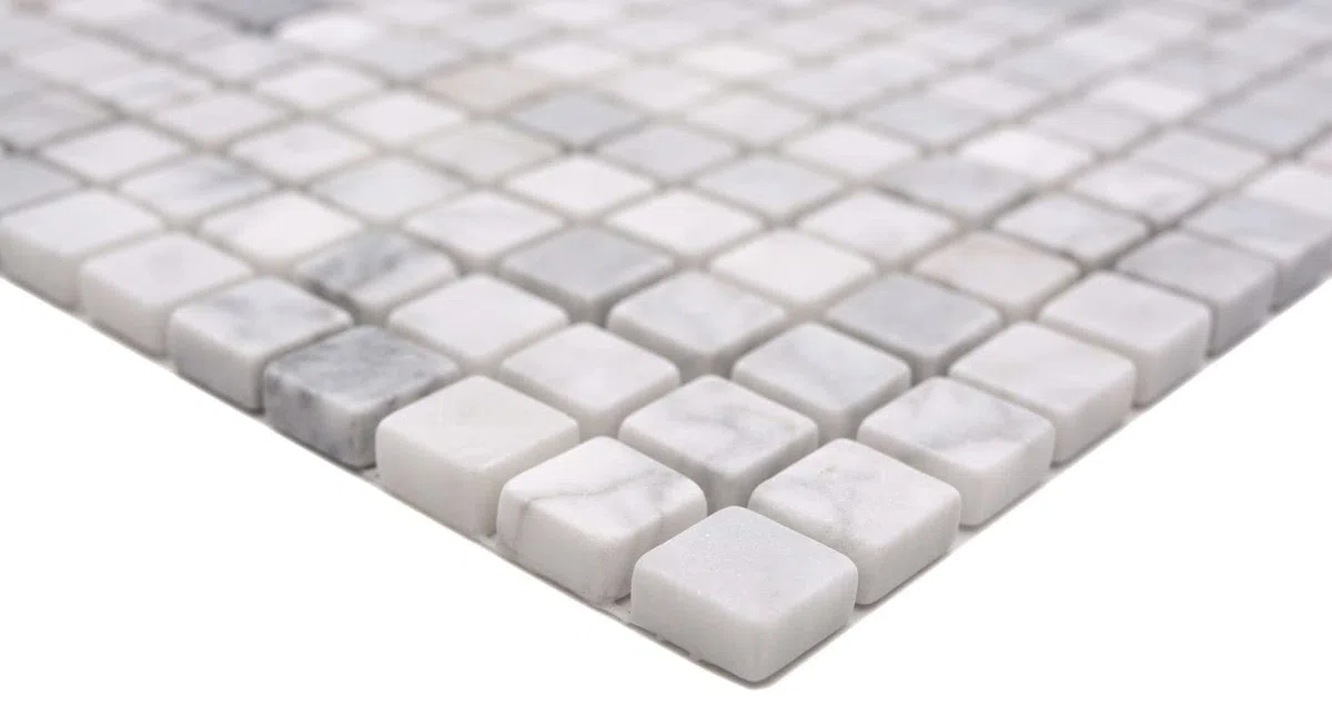 marmo mosaico pietra naturale mosaico marmo bianco opaco parete pavimento cucina bagno doccia