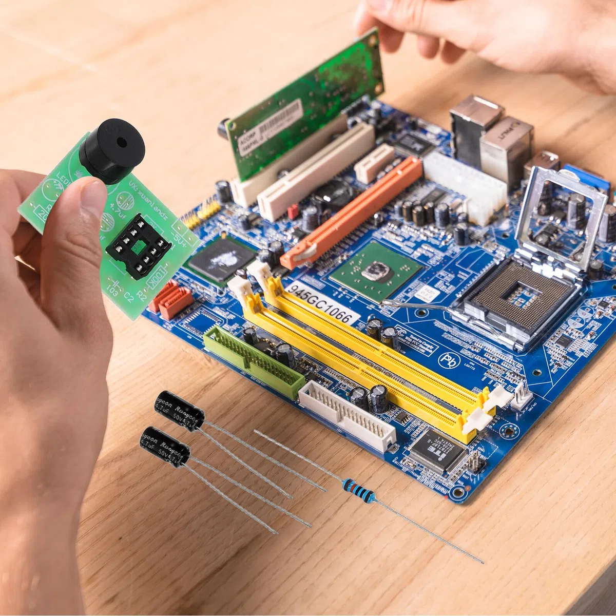 Yardenfun Kit Timer 555 Ne555 Circuito Lampeggiante a Led, Suite Fai da Te Elettronica Componenti Robusti e Istruzioni Passo Passo, per Allenamento Saldatura e Progetto Educativo 3 Pezzi