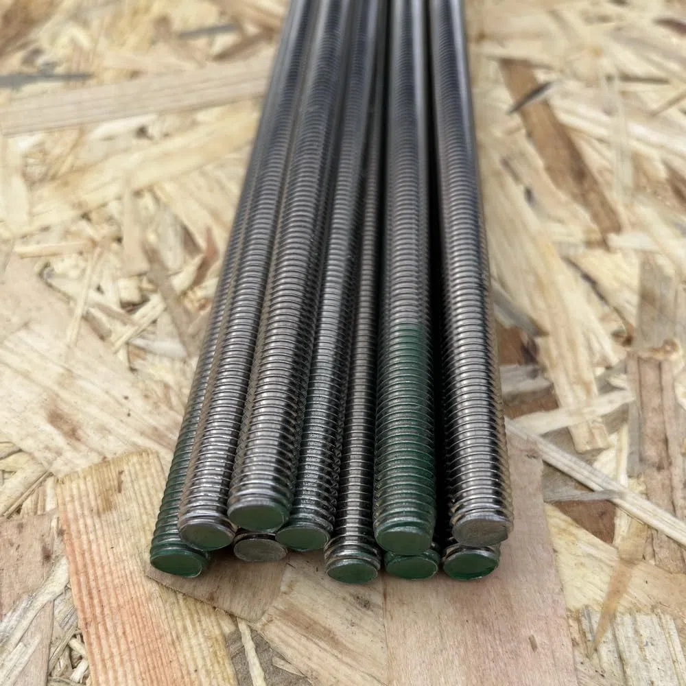 Barre filettate in acciaio inox A2, viti senza testa filettate DIN 976-1, elementi di fissaggio (M10, 1000 mm)