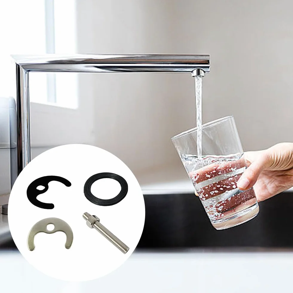 Montaggio Monoblocco Di Kit,Ricambio Rubinetto Lavello Fissaggio,Rubinetto Dado Di Fissaggio,Sistema Di Viti Per Rubinetti Da Lavabo,Lavandino Per Fissaggio Ferro,Con Una Chiave,Kiuiom